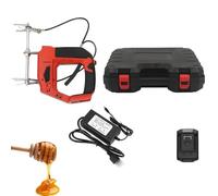 RSPPPJQ Electric Bee Shaker for Bee Remover, Cordless Beehive Frame Shaking Machine,Rechargeable Handheld Bee Remover, 4 Gear Speed Adjustable,for honey harvesting, bee colony management(1xBattery)