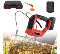 RSPPPJQ Electric Beehive Shaker,Wireless Design, Handheld bee shaker beehive,4-Gear Speed Control, Lithium Battery with Charger for Beekeepers and Honey Farms(1xBattery)