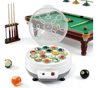 RSPPPJQ Electric Billiard Ball Cleaner,Automatic Pool Ball Polisher,Beeping Sound After Cleaning Completed, Removable Tray, Suitable for Billiard 16 Balls