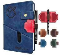 RSQGT Personalised Notebook A5 Lined Hardcover Faux Suede - Custom Notebook and Pen Set with Pen Loop, Magnetic Clasp - Ideal Journal for Men Women, Gift for Graduates (personalised notebook01)
