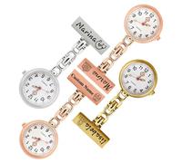 RSQGT Personalised Nurse Fob Watch - 2 Styles with Custom Photo & Name, Clip-On Second Hand & Glow Dial, Essential Nurse Accessories & Student Nurse Gifts (Custom Name Nurses Fob Watch)
