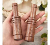 RSQGT Personalised Wooden Duck Call - Custom Engraved Solid Wood Duck Whistle for Hunters, Unique Hunting Gift for Dad, Husband, Him (Custom Duck Whistle)
