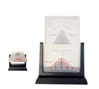 RSQQL Desk Galton Board, Probability Demonstration Model with Bell Curve, Effective Statistical Law Experiment Tool for Physics & Education(12”)