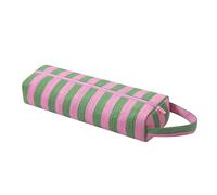 RSRSLEII Quilted Hair Tools Travel Bag，Hair Styling Accessories Storage Case for Shark FlexStyle, Dyson Airwrap Hair Dryer, Curling Iron, Revlon Hair Tools，Portable and foldable, 14Green&Pink, 14.2