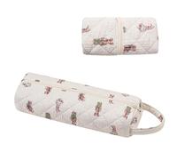 RSRSLEII Quilted Hair Tools Travel Bag，Hair Styling Accessories Storage Case for Shark FlexStyle, Dyson Airwrap Hair Dryer, Curling Iron, Revlon Hair Tools，Portable and foldable, 08Bear