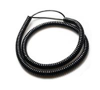 RSRSR Spring Spiral Cable 3 Cores 22AWG/18AWG/15AWG/13AWG Power Cord, 2.5M Straight/5M Total Length, Outdoor Use, Compatible with Electrical Appliances and Tools