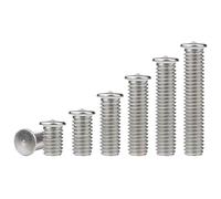RSRSR Weld Screws25PCS 304 Stainless Steel M6*8mm to 50mm Welding Bolt Spot Welding Stud Screw Welding Bolts(14mm)(40mm)