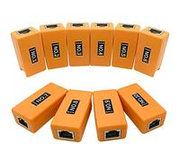 Rsrteng Network Cable Tester,Remote Kits NO.1 to NO.10 for RJ45,Cat5,Cat6, 5E,6E, Working with CCTV Camera TesterSupport Measure Length,Host/Test Box Fault Location,Short Circuit Test