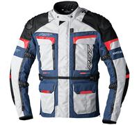 RST Adventure-X Ladies Silver/Blue/Red Touring Urban Waterproof Motorcycle Ja...
