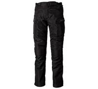 RST Alpha 5 RL CE Ladies Textile Jean - Women Motorcycle Motorbike Biker Rider Touring Sports - CE Approved Textile Jeans Pant (Black/Black,14)