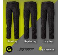 RST Alpha 5 CE RL Textile Jean Black Size 38 38