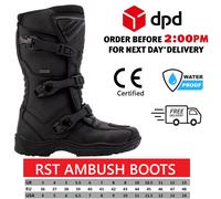 RST Ambush, boots waterproof 47 EU Black