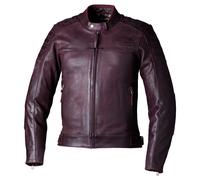 RST Motorbike Motorcycle Classic IOM TT Brandish 2 CE Leather Jacket - Oxblood