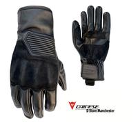 RST Crosby Black Retro Urban Leather Motorcycle Gloves