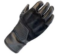 RST Crosby CE Waxed Leather Motorcycle Motorbike Gloves - Black