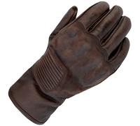 RST Crosby CE Waxed Leather Motorcycle Motorbike Gloves - Brown