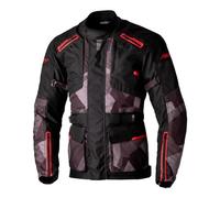 RST Endurance CE Mens Waterproof Textile Touring Motorcycle Jacket (as8, numeric, numeric_40, regular, regular, Black, Camo, Red, 40)