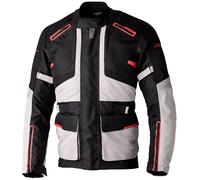 RST Endurance CE Textile Jacket Motorbike Motorcycle Black Silver Red