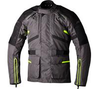 RST Endurance, textile jacket waterproof 4XL Dark Grey/Black/Neon-Yellow
