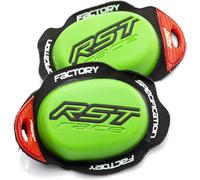 RST Factory Reverse Knee Sliders Motorbike Motorcycle Track Race Neon Green