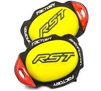 RST Factory Knee Sliders, yellow, One Size | race-proven knee sliders featuring a reverse-fit Velcro design