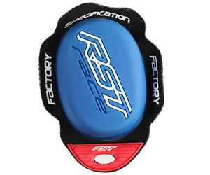 RST Factory Reverse Knee Sliders Motorbike Motorcycle Track Race Blue