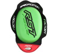 RST Factory Reverse Knee Sliders Motorbike Motorcycle Track Race Neon Green