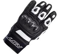 RST Freestyle 2 CE Leather Touchscreen Motorcycle Motorbike Gloves - Black/White