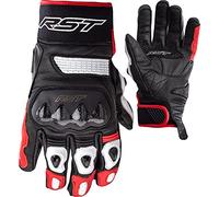 RST Freestyle II Motorcycle Gloves, black-white-red, size S for Men