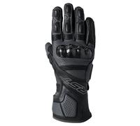 RST Fulcrum CE Carbon Breathable Leather Motorcycle Sport Glove - Grey Black