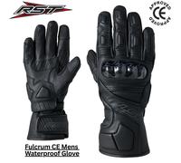 RST Fulcrum waterproof Motorcycle Gloves, black, size S for Men