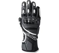 RST Fulcrum CE Perforated Leather Sports Motorcycle Gloves (Grey, White, Black, S)