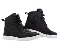 RST HiTop Moto CE Mens Leather Waterproof Motorcycle Boots Sneakers - Black (uk_footwear_size_system, adult, men, numeric, medium, numeric_12)