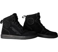 RST Hitop Moto Sneaker Mens CE (Black Suede-43) Motorcycle Boot, 20 UK