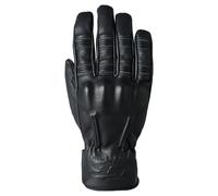RST Isle of Man TT Hillberry 2 Black Retro Urban City Leather Motorcycle Gloves