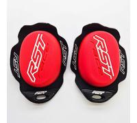 RST Moto Knee Sliders TPU Puller — Anatomically Shaped, Standard Fit, Red, One Size