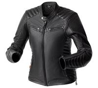 Rst Roadster Air D3o Perforated Leather Jacket Black S Woman
