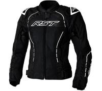 RST S-1 Mesh Ladies Motorcycle Textile Jacket, black-white, size 3XL for Men