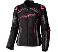 RST S1 Ladies Textile Jacket Black Pink Grey Size 16 16