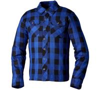 RST Lumberjack Aramid Lined CE Riding Shirt Motorcycle Motorbike - Blue Check