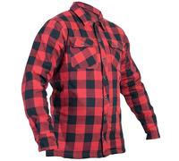 RST Lumberjack Motorcycle Shirt, black-red, size M