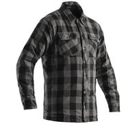 RST Lumberjack Aramid Lined CE Shirt Motorcycle Motorbike Jacket Grey Check 2