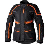 RST Maverick Evo Ladies Motorcycle Textile Jacket, black-orange, size XL for Men