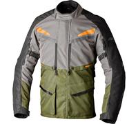 RST Maverick Evo, textile jacket waterproof XXL Dark Green/Grey/Black/Orange