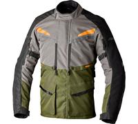 RST Maverick Evo, textile jacket waterproof 3XL Dark Green/Grey/Black/Orange