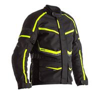 RST Maverick Ladies Motorcycle Textile Jacket, black-yellow, size 2XL for Women