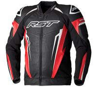RST TracTech Evo 5, leather jacket perforated M Black/Red