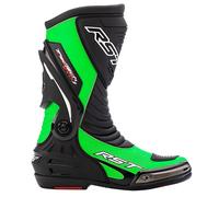 RST Motorbike Sports Track Race Tractech Evo 3 CE Boots - Neon Green Black
