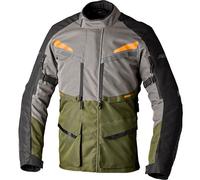 RST Maverick Evo, textile jacket waterproof 3XL Dark Green/Grey/Black/Orange