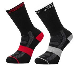 RST Multicolor 4 Pack Motorcycle Socks, colorful, size M/L